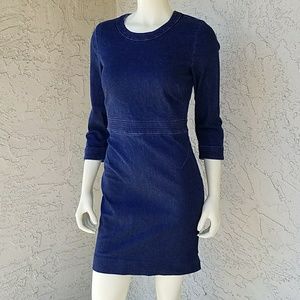 Denim Sheath Dress Banana Republic 